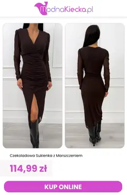 Modna Kiecka - gazetka promocyjna Sukienki jesienne od środy 21.10  - strona 10