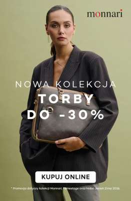 Monnari - gazetka promocyjna Torby do -30% od środy 21.10 