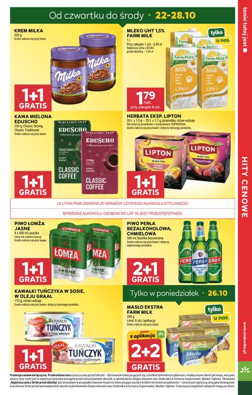 Stokrotka - gazetka promocyjna Gazetka Market od czwartku 22.10 do środy 28.10 - strona 6