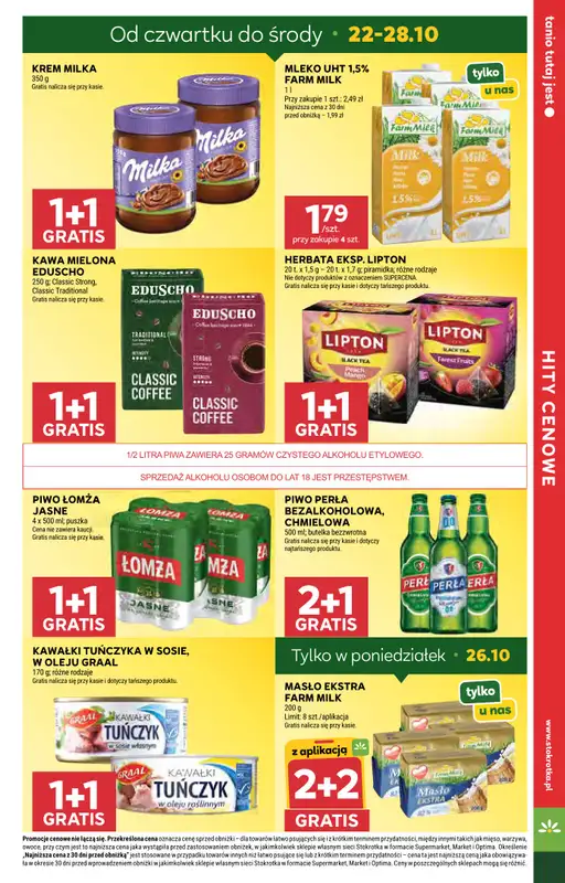 Stokrotka - gazetka promocyjna Gazetka Market od czwartku 22.10 do środy 28.10 - strona 6