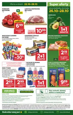 Stokrotka - gazetka promocyjna Gazetka Supermarket od czwartku 22.10 do środy 28.10 - strona 54