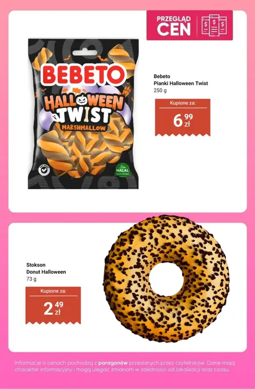 Dino - gazetka promocyjna Słodycze na HALLOWEEN - przegląd cen od czwartku 22.10 do wtorku 27.10 - strona 5