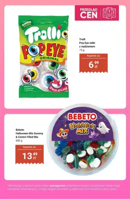 Dino - gazetka promocyjna Słodycze na HALLOWEEN - przegląd cen od czwartku 22.10 do wtorku 27.10 - strona 3
