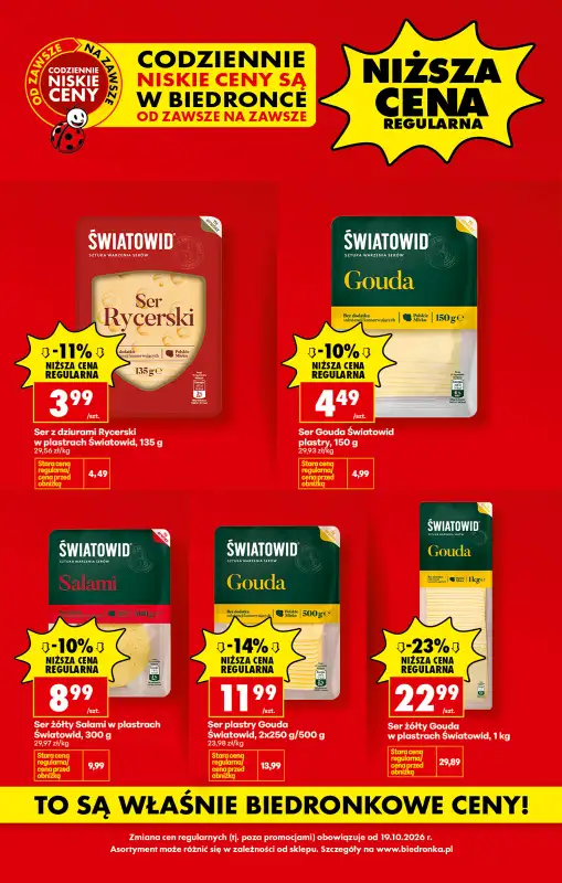Biedronka - gazetka promocyjna Od poniedziałku, Z ladą tradycyjną od poniedziałku 19.10 do soboty 24.10 - strona 3