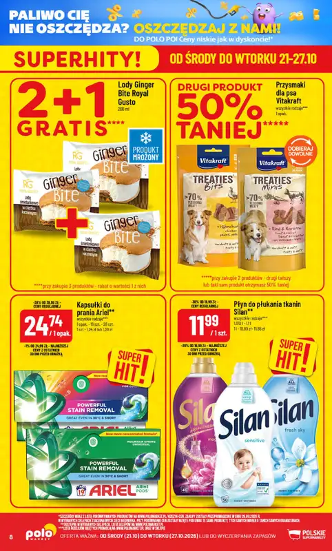 POLOmarket - gazetka promocyjna Gazetka od środy 21.10 do wtorku 27.10 - strona 8