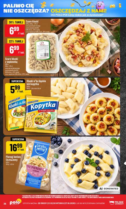 POLOmarket - gazetka promocyjna Gazetka od środy 21.10 do wtorku 27.10 - strona 38