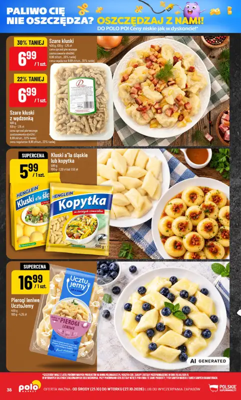POLOmarket - gazetka promocyjna Gazetka od środy 21.10 do wtorku 27.10 - strona 38