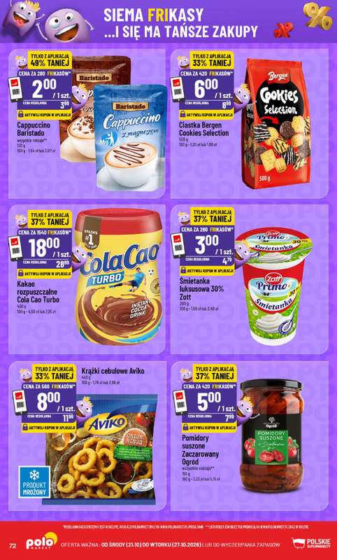 POLOmarket - gazetka promocyjna Gazetka od środy 21.10 do wtorku 27.10 - strona 72