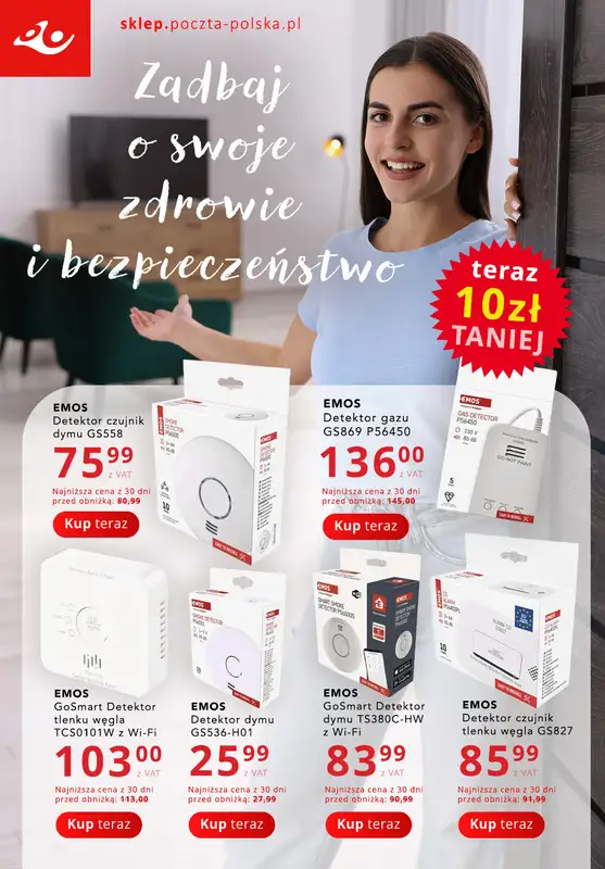 Poczta Polska - gazetka promocyjna Gazetka od poniedziałku 19.10 do niedzieli 01.11 - strona 4