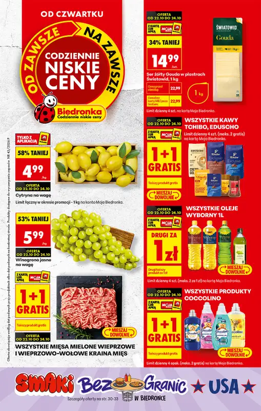 Biedronka - gazetka promocyjna Od czwartku  