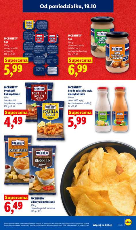 Lidl - gazetka promocyjna Oferta od poniedziałku od poniedziałku 19.10 do środy 21.10 - strona 63