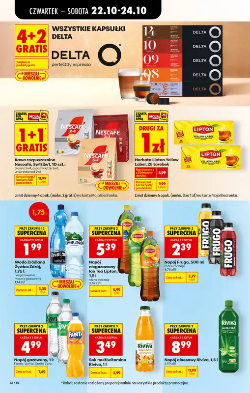 Biedronka - gazetka promocyjna Od czwartku, Z ladą tradycyjną od czwartku 22.10 do środy 28.10 - strona 66