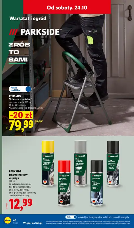 Lidl - gazetka promocyjna Katalog od poniedziałku 19.10 do soboty 24.10 - strona 58