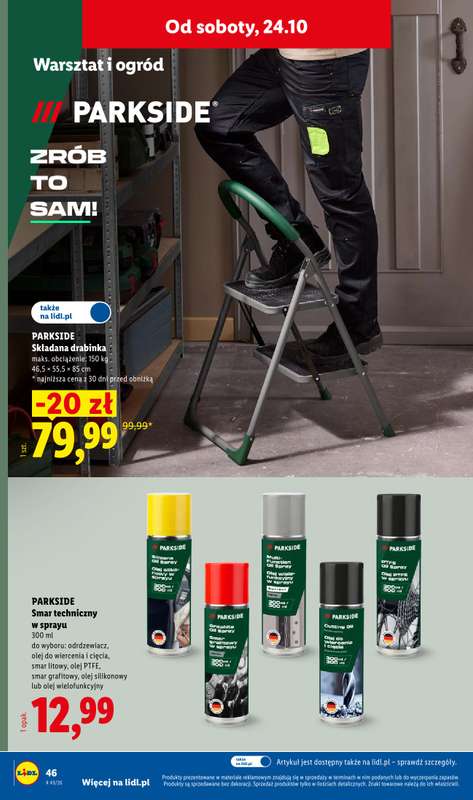 Lidl - gazetka promocyjna Katalog od poniedziałku 19.10 do soboty 24.10 - strona 58