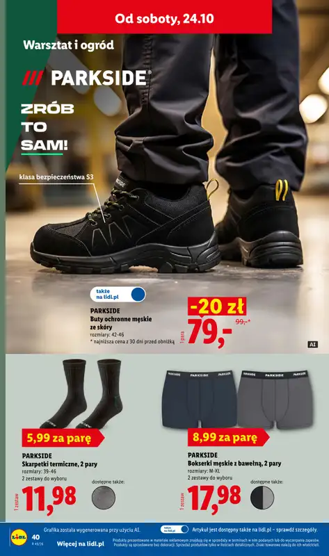 Lidl - gazetka promocyjna Katalog od poniedziałku 19.10 do soboty 24.10 - strona 52