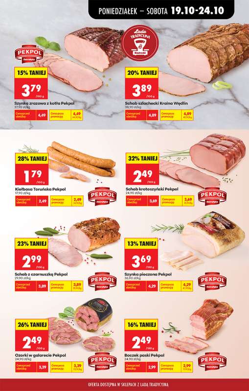 Biedronka - gazetka promocyjna Od poniedziałku, Z ladą tradycyjną od poniedziałku 19.10 do soboty 24.10 - strona 37