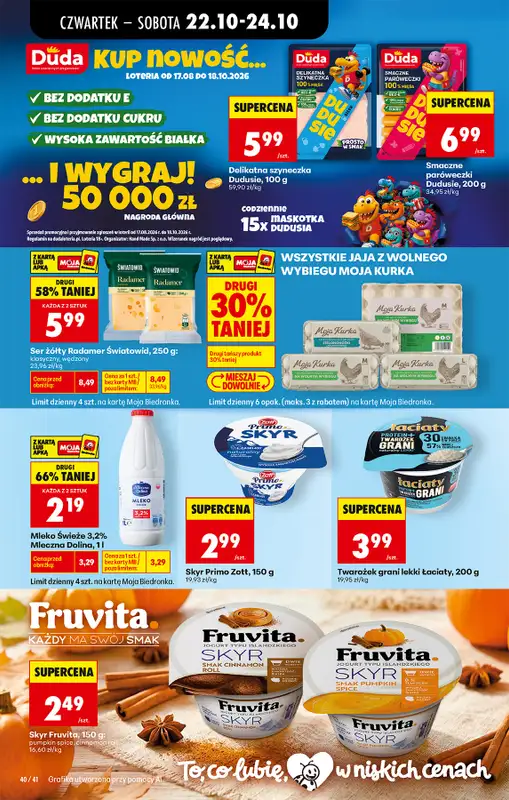 Biedronka - gazetka promocyjna Od czwartku od czwartku 22.10 do środy 28.10 - strona 56