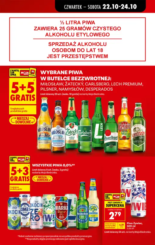 Biedronka - gazetka promocyjna Od czwartku, Z ladą tradycyjną od czwartku 22.10 do środy 28.10 - strona 9