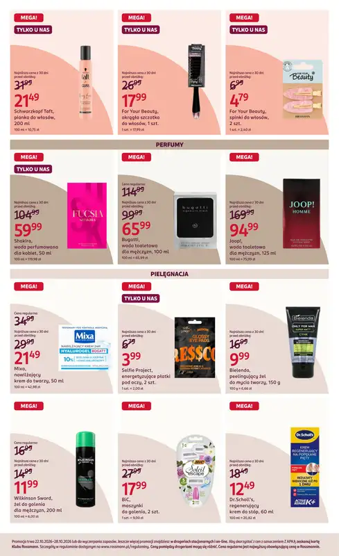 Rossmann - gazetka promocyjna Gazetka Rossmann 22 - 28 października od czwartku 22.10 do środy 28.10 - strona 6