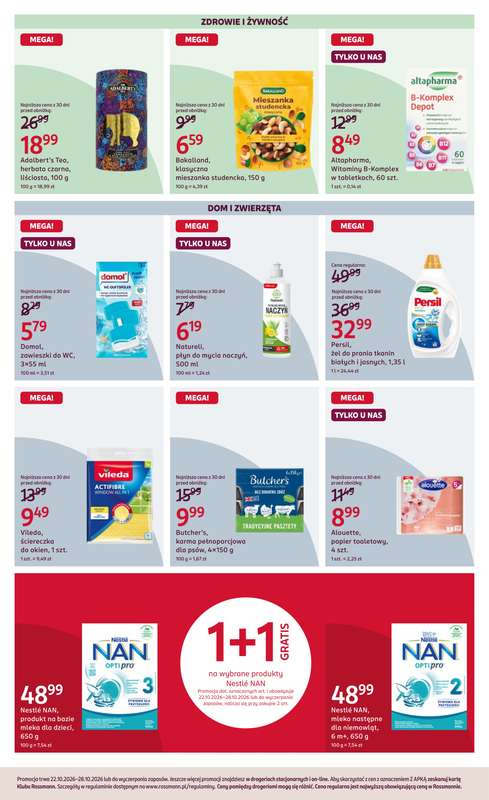 Rossmann - gazetka promocyjna Gazetka Rossmann 22 - 28 października od czwartku 22.10 do środy 28.10 - strona 4
