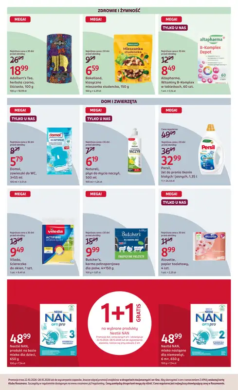 Rossmann - gazetka promocyjna Gazetka Rossmann 22 - 28 października od czwartku 22.10 do środy 28.10 - strona 4