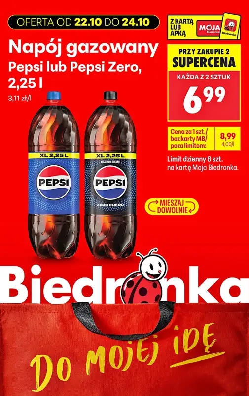 Biedronka - gazetka promocyjna Biedronkowe oszczędności od czwartku od czwartku 22.10 do soboty 24.10 - strona 7