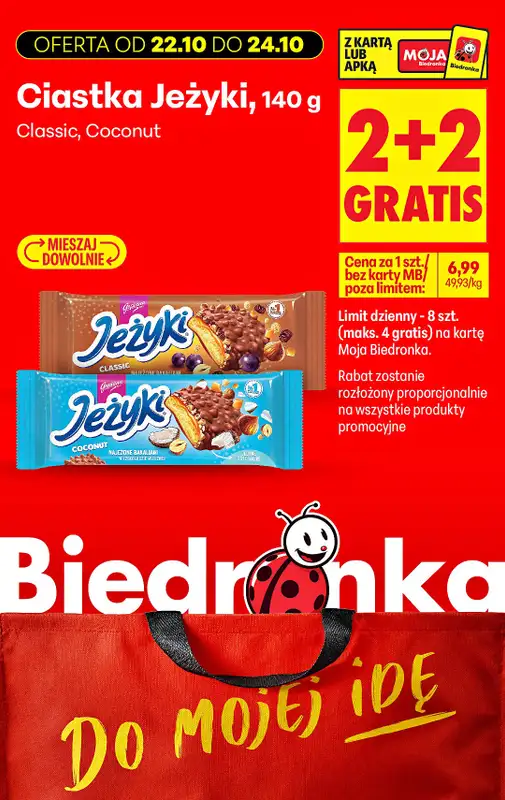 Biedronka - gazetka promocyjna Biedronkowe oszczędności od czwartku od czwartku 22.10 do soboty 24.10 - strona 8