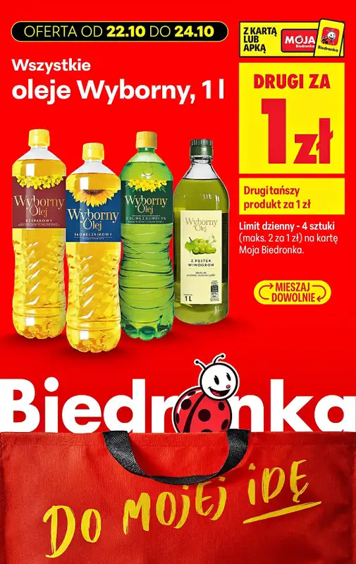 Biedronka - gazetka promocyjna Biedronkowe oszczędności od czwartku od czwartku 22.10 do soboty 24.10 - strona 9