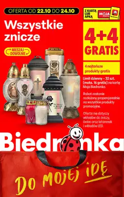Biedronka - gazetka promocyjna Biedronkowe oszczędności od czwartku od czwartku 22.10 do soboty 24.10