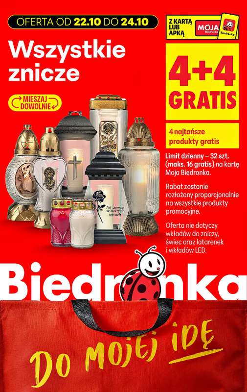 Biedronka - gazetka promocyjna Biedronkowe oszczędności od czwartku od czwartku 22.10 do soboty 24.10