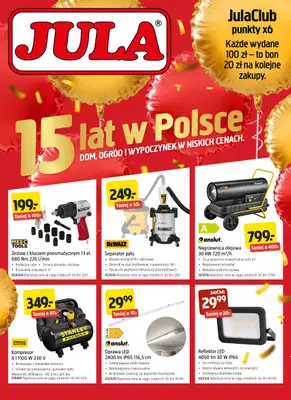 Jula - gazetka promocyjna Gazetka od czwartku 22.10 do środy 04.11