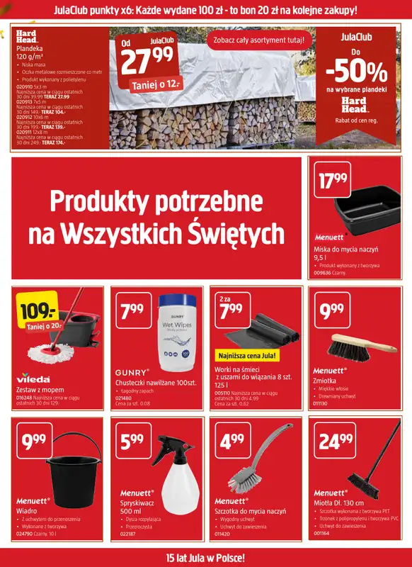 Jula - gazetka promocyjna Gazetka od czwartku 22.10 do środy 04.11 - strona 7