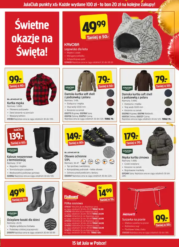 Jula - gazetka promocyjna Gazetka od czwartku 22.10 do środy 04.11 - strona 5