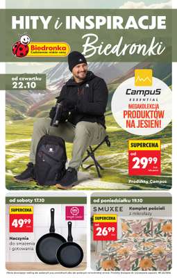 Biedronka - gazetka promocyjna Hity i inspiracje, od 17.10 od soboty 17.10 do środy 04.11