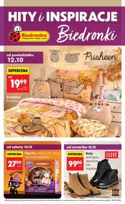 Biedronka - gazetka promocyjna Hity i inspiracje, od 10.10 od soboty 10.10 do środy 28.10