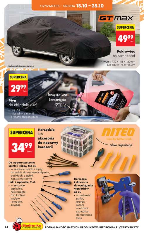 Biedronka - gazetka promocyjna Hity i inspiracje, od 10.10 od soboty 10.10 do środy 28.10 - strona 38