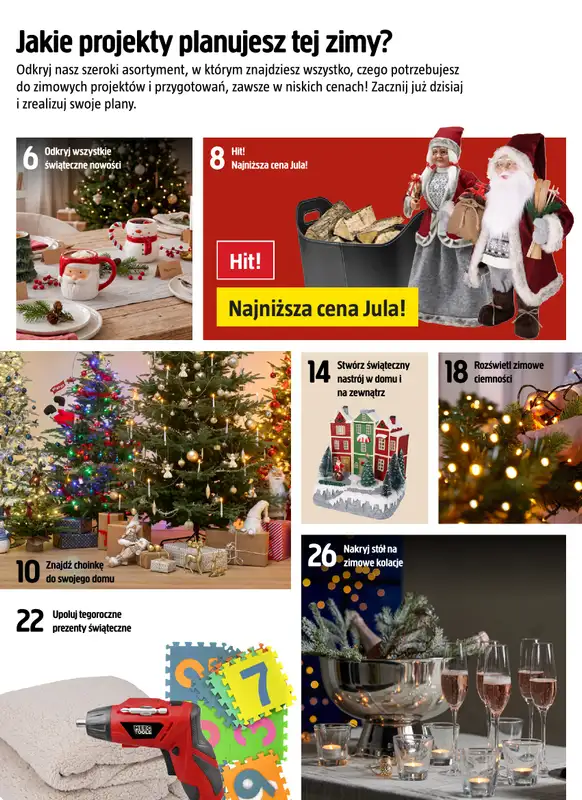 Jula - gazetka promocyjna Zorganizuj całe Święta w niskich cenach! od czwartku 22.10  - strona 2