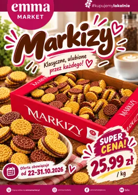 emma MARKET - gazetka promocyjna Markizy od czwartku 22.10 do soboty 31.10