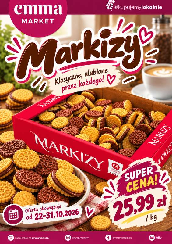 emma MARKET - gazetka promocyjna Markizy od czwartku 22.10 do soboty 31.10