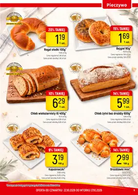 Delikatesy Piotruś Pan - gazetka promocyjna Gazetka od czwartku 22.10 do wtorku 27.10 - strona 5