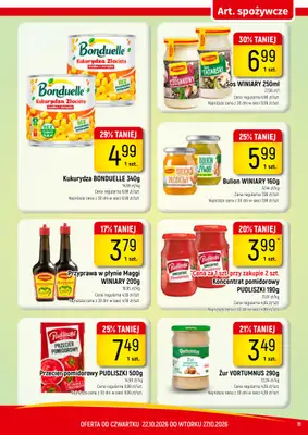 Delikatesy Piotruś Pan - gazetka promocyjna Gazetka od czwartku 22.10 do wtorku 27.10 - strona 11