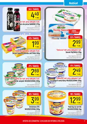 Delikatesy Piotruś Pan - gazetka promocyjna Gazetka od czwartku 22.10 do wtorku 27.10 - strona 7