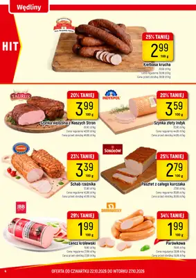 Delikatesy Piotruś Pan - gazetka promocyjna Gazetka od czwartku 22.10 do wtorku 27.10 - strona 4