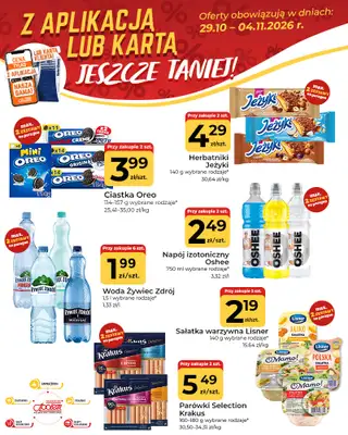 Społem Częstochowa - gazetka promocyjna Plakaty promocyjne od czwartku 29.10 do środy 04.11