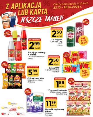 Społem Częstochowa - gazetka promocyjna Plakaty promocyjne od czwartku 22.10 do środy 28.10