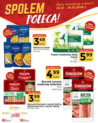 Społem Częstochowa - gazetka promocyjna Plakaty promocyjne od czwartku 22.10 do środy 28.10 - strona 3