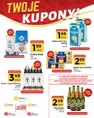 Społem Częstochowa - gazetka promocyjna Plakaty promocyjne od czwartku 22.10 do środy 28.10 - strona 2
