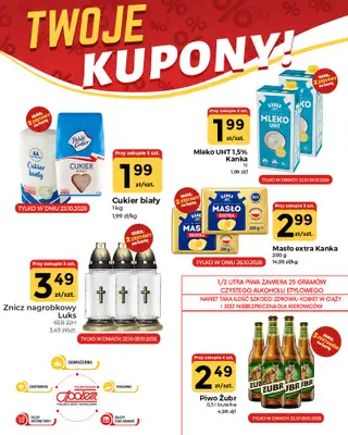 Społem Częstochowa - gazetka promocyjna Plakaty promocyjne od czwartku 22.10 do środy 28.10 - strona 2