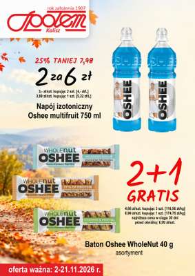 Społem - Blisko i Korzystnie - gazetka promocyjna Plakat promocyjny PSS Kalisz od poniedziałku 02.11 do soboty 21.11