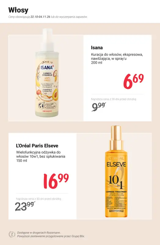 Rossmann - gazetka promocyjna Nowe MEGA promocje - od 22.10 od czwartku 22.10 do środy 04.11 - strona 7